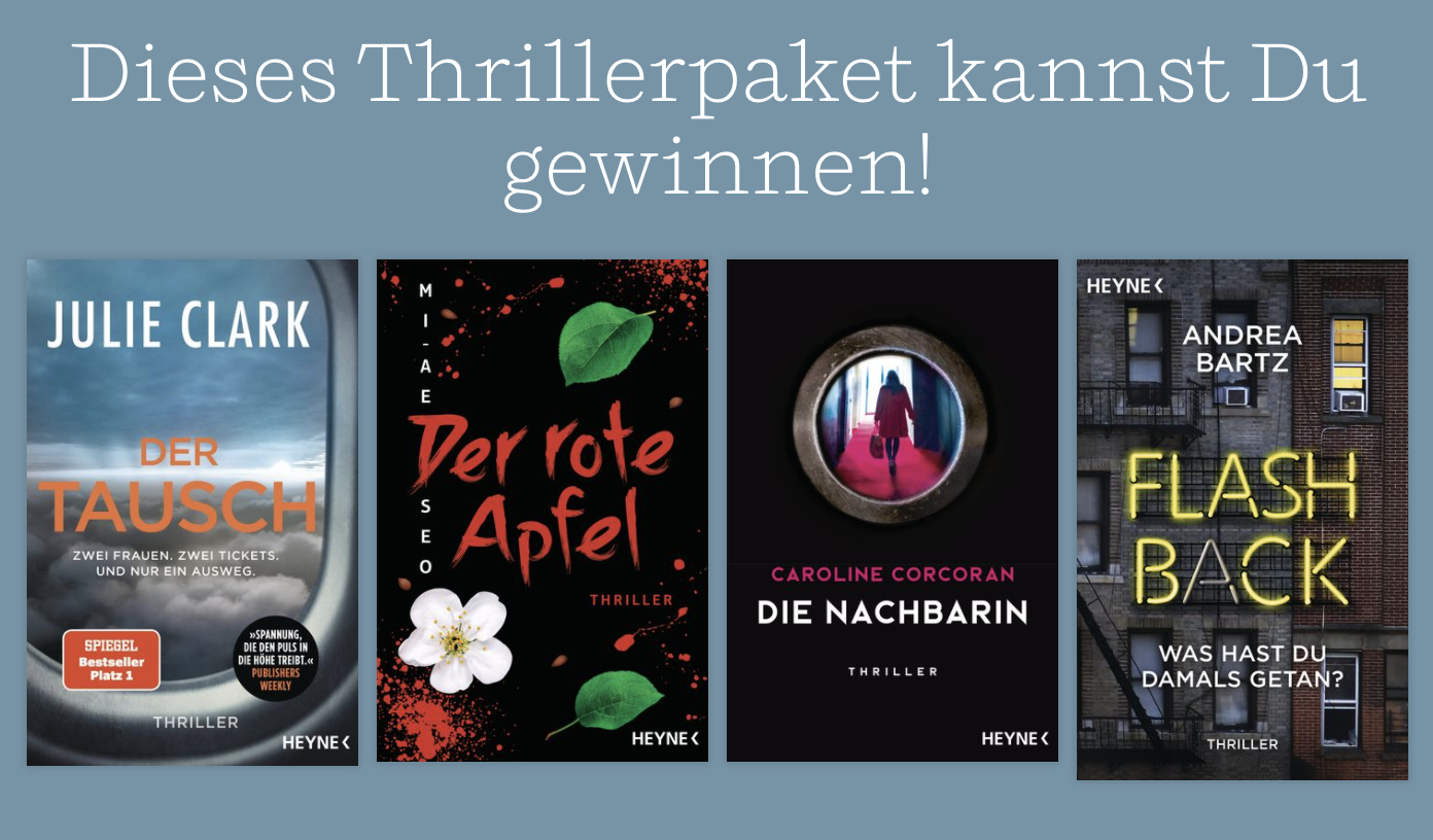Heyne Verlag Gewinnspiel: Thriller-Buchpaket zu gewinnen