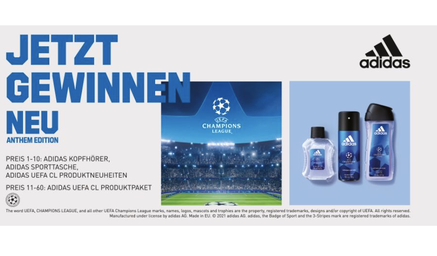 Rossmann Gewinnspiel: adidas UEFA Paket zu gewinnen