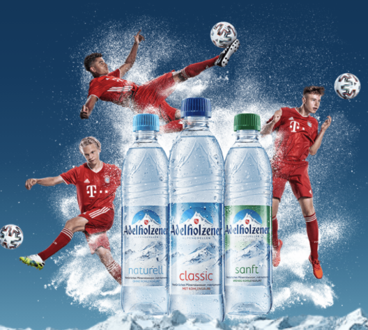 Adelholzener Gewinnspiel: Probetraining mit den Junioren des FC Bayern zu gewinnen