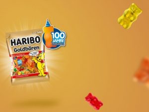 HARIBO Gewinnspiel: 100 Überraschungspakete zum 100. Geburtstag der Goldbären