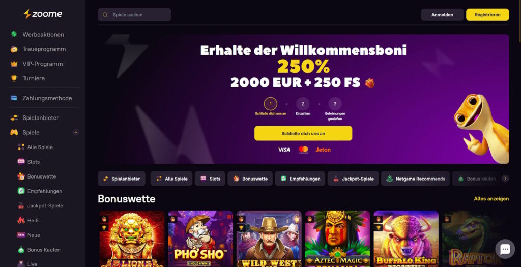 zoome casino startseite